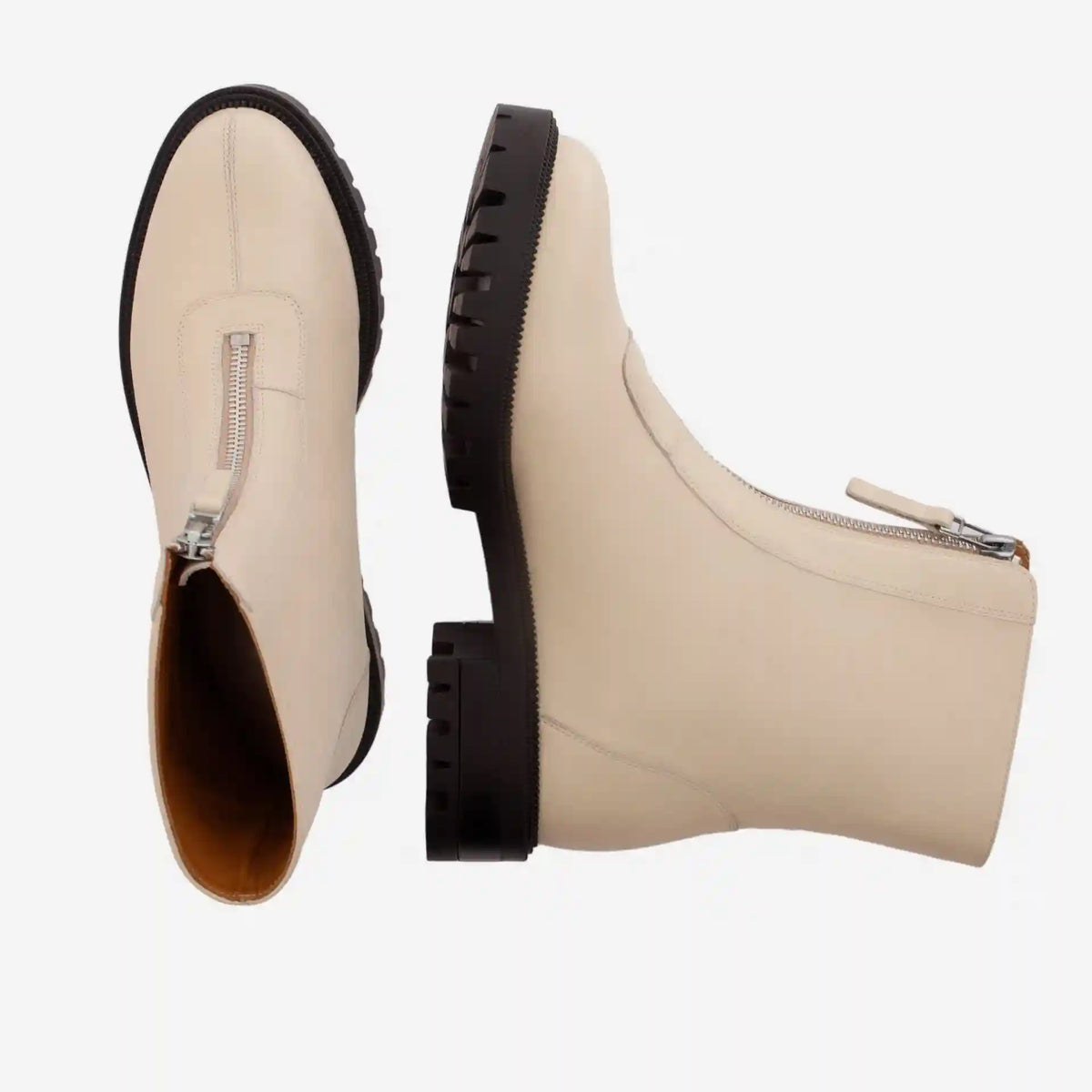 Jenna Zip Up Boots - Women’s  Full-Grain Leather