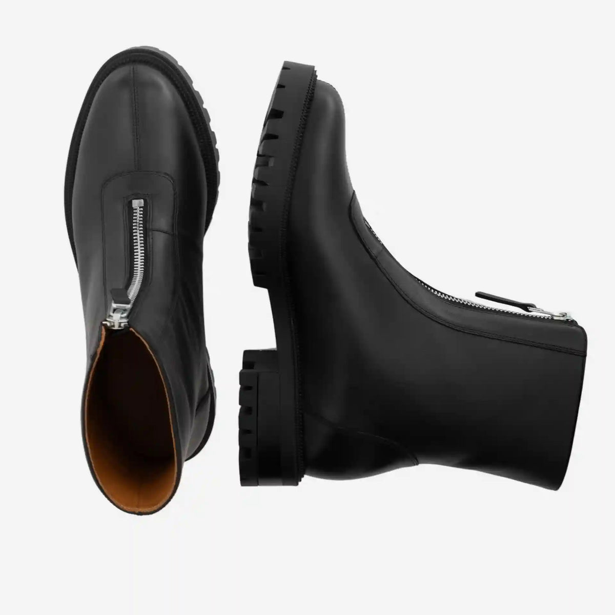Jenna Zip Up Boots - Women’s  Full-Grain Leather