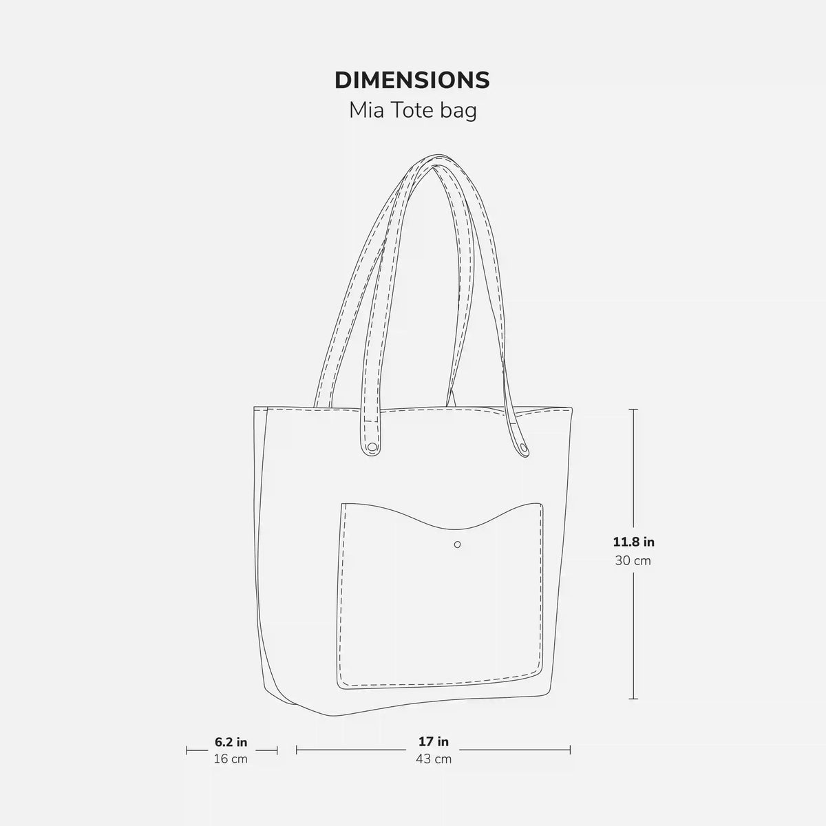 Mia Tote - Full-Grain Leather - Women's