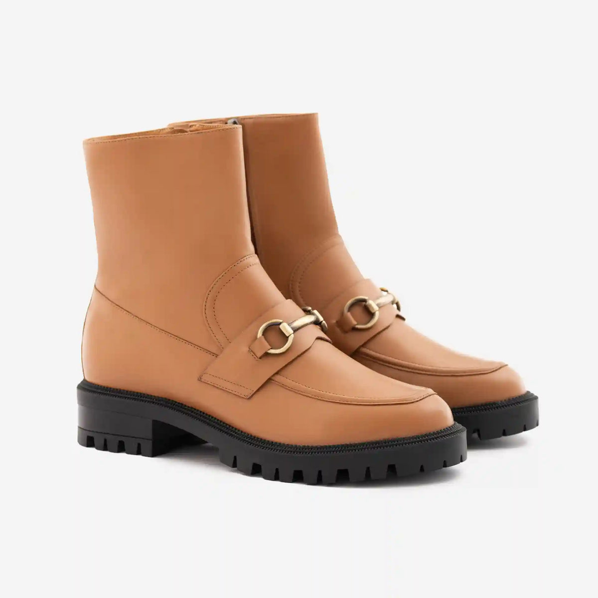 Blaise Horsebit Boots - Full Grain Leather - Women's
