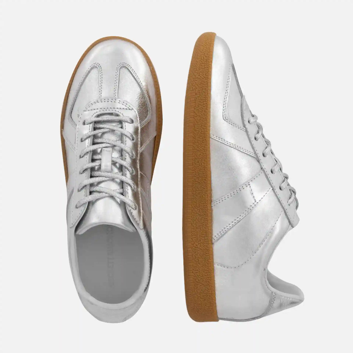 Morgen Trainers - Metallic Leather - Women's
